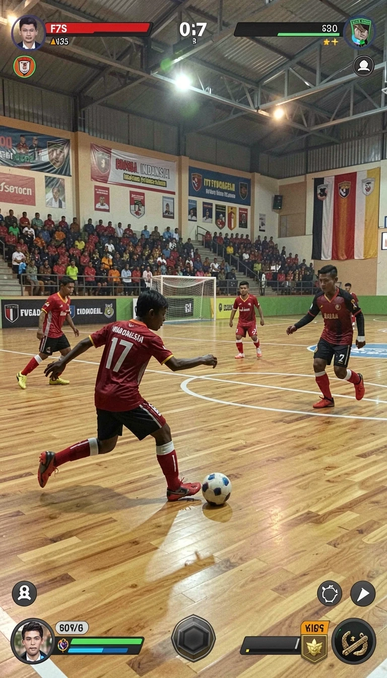 33zk - Salah satu level menantang yang penuh dengan rintangan.