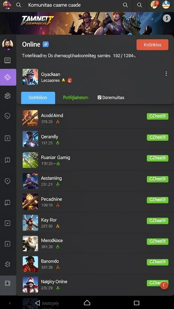 luckydf - Fitur interaksi sosial yang memungkinkan tantangan antar teman.