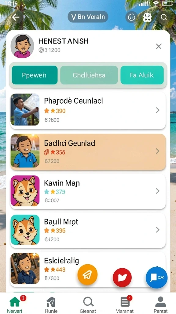 rajacuan - Tampilan awal permainan yang menarik dan interaktif.