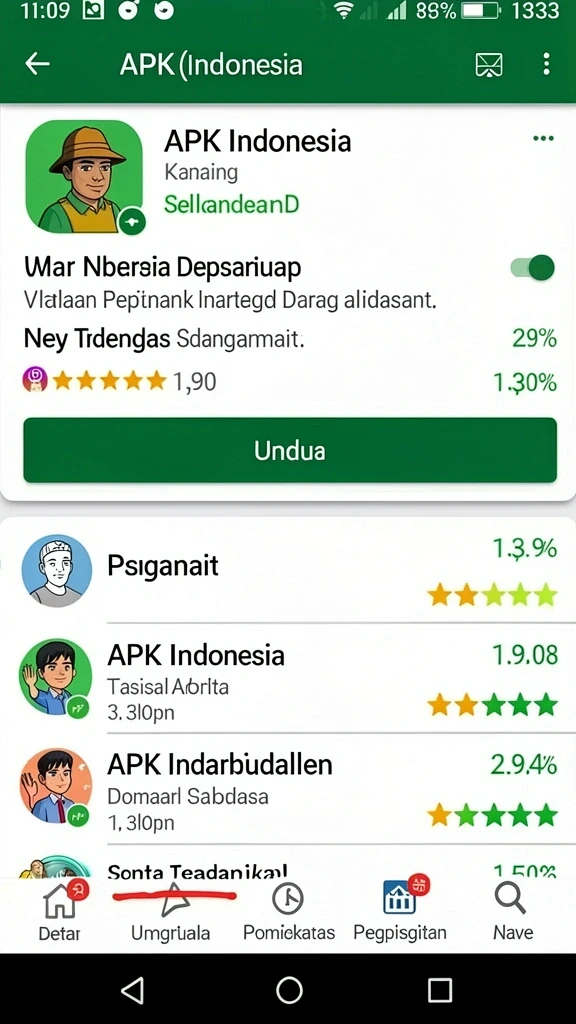 rsnok - Tampilan antarmuka akun pengguna yang ramah.